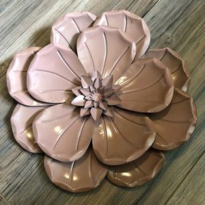 Metal flower hanging wall art decoration